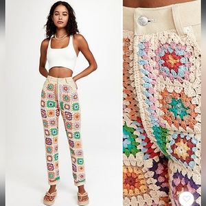 FREE people | Zuri Crochet Front Jeans